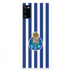 Funda Para Samsung Galaxy A41 Del Fútbol Club Oporto Escudo Rayas - Licencia Oficial Fútbol Club Oporto