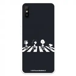Funda Para Xiaomi Redmi 9a Oficial De Peanuts Personajes Beatles - Snoopy