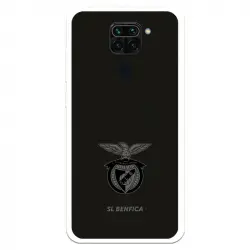 Funda Para Xiaomi Redmi Note 9 Del Escudo Fondo Negro - Licencia Oficial Benfica
