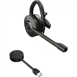 Jabra Engage 55 Auricular Inalámbrico USB-C DECT Optimizado UC para Oficina Negro/Titanio