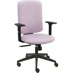 La Silla de Claudia Silla de Oficina Ergonómica Giratoria Reposabrazos Regulables Malva