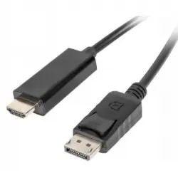 Lanberg Cable DisplayPort V1.1 a HDMI Macho/Macho 3m Negro