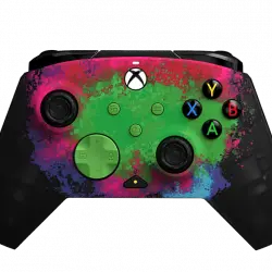 Mando - PDP Xbox Series X Rematch Wired Controller, Para Series, Cable, Glow Space Dust