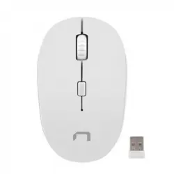 Natec Martin Ratón Óptico Inalámbrico 1600 DPI Blanco