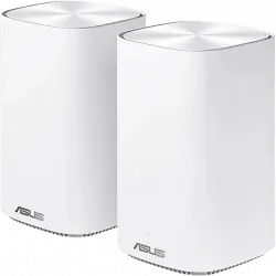 Router inalámbrico - ASUS ZenWifi CD6, Pack de 2 unidades, 1500 Mbps, MIMO, Blanco
