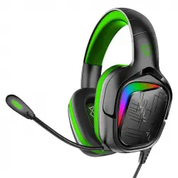 Vertux Miami Auriculares Gaming 7.1 RGB Verde