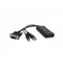 3Go C132 Adaptador VGA a HDMI Macho/Hembra 29cm