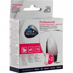 Accesorio para plancha - Care+ Protect CDS9602, Sticks Limpiadores suela de planchas, Universal, Blanco