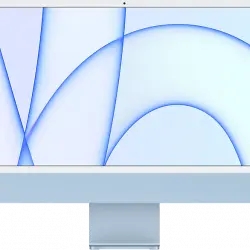 APPLE iMac (2021), 24" Retina 4.5K, Chip M1 de Apple, 8 GB RAM, 512 SSD, macOS Big Sur, Teclado Magic Keyboard con Touch ID, Azul