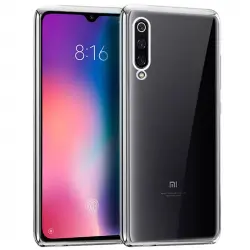 Cool Funda Borde Metalizado Plata para Xiaomi Mi 9