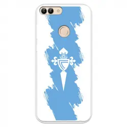 Funda Para Huawei P Smart Del Celta Escudo Trazo Azul - Licencia Oficial Rc Celta