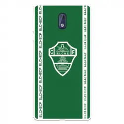 Funda Para Nokia 3 Del Elche Cf Escudo Fondo Verde Escudo Fondo Verde - Licencia Oficial Elche Cf