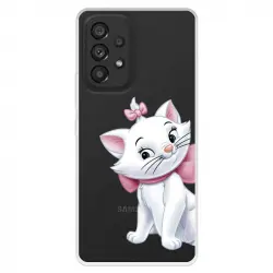 Funda Para Samsung Galaxy A53 5g Oficial De Disney Marie Silueta - Los Aristogatos