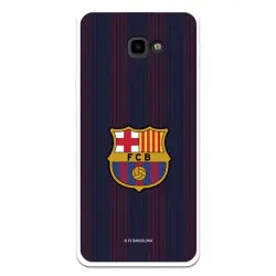 Funda Para Samsung Galaxy J4 Plus Del Barcelona Rayas Blaugrana - Licencia Oficial Fc Barcelona