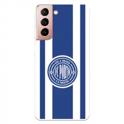 Funda Para Samsung Galaxy S21 Licencia Oficial Fútbol Club Oporto Escudo Escudo Y Rayas