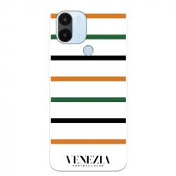 Funda Para Xiaomi Redmi A1 Del Venezia Football Club Fondo Blanco Rayas - Licencia Oficial Venezia Football Club