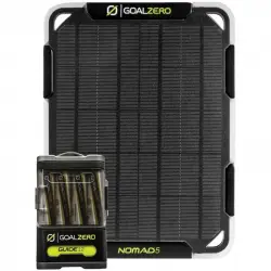 Goal Zero Kit Solar Guide 12 + Nomad 5 Cargador Solar de Baterías