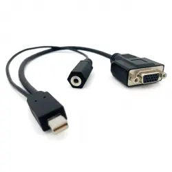 LOEWE - Adaptador De Conexión Mini DisplayPort Macho A VGA+audio