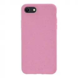 4-OK Funda Ecológica Biodegradable Rosa para iPhone 7/8/SE 2020