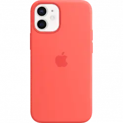 Apple funda silicona con MagSafe para el iPhone 12 mini, Pomelo rosa