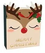 Bolsa para regalo Navidad Legami L Reindeer