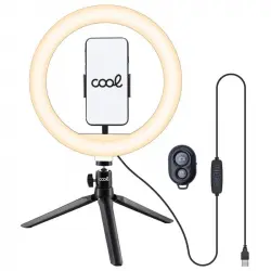 Cool Aro de Luz LED Sobremesa + Mando Bluetooth