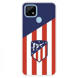 Funda Para Realme C21 Del Atleti Escudo Fondo Atletico - Licencia Oficial Atlético De Madrid