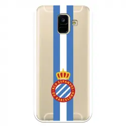 Funda Para Samsung Galaxy A6 2018 Del Rcd Espanyol Escudo Albiceleste Escudo Albiceleste - Licencia Oficial Rcd Espanyol