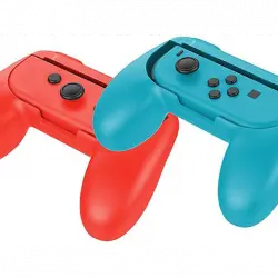 Grips – Ardistel, Para Mando Nintendo Switch, Ergonómico, Botones SL/SR, Rojo, Azul