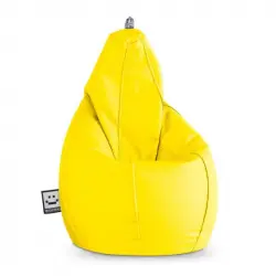 Happers Puff Pera Polipiel Amarillo XL