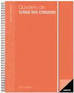 Quadern de Totes les classes Additio día por página lila catalán