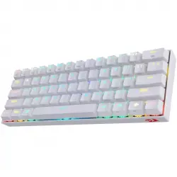 Redragon Draconic K530 Teclado Mecánico Gaming TKL RGB Switch Brown Layout USA Blanco