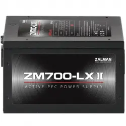 Zalman ZM700-LXII Fuente Alimentación PC 700W ATX 85% Eficiencia