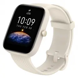 Amazfit - Amazfit BIP 3 Pro Cream Smartwatch (Reacondicionado grado A).