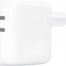 APPLE Cargador y Adaptador de Corriente, Dual, USB-C 30 W, Blanco
