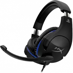 Auriculares gaming - HyperX Cloud Stinger, De diadema, Para PS4/PS5, Micrófono, Azul y Negro