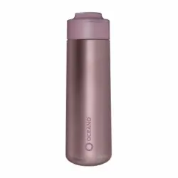 Botella Inteligente Zero Waste Con Pantalla Táctil Led Y Función Drinking Reminder, Color Rosa Bsb