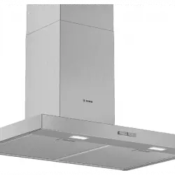 Campana - Bosch DWB76BC50, Decorativa, 590 m³/h, 3 potencias, Iluminación LED, 75 cm, A, Inox
