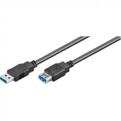 Ewent Cable Alargador USB 3.0 Macho/Hembra 3m Negro