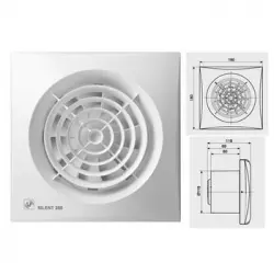 Extractor S&p Silent 200crz Baño
