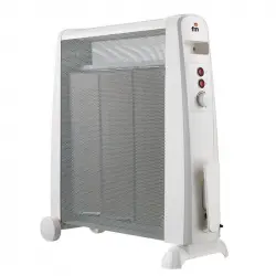 Fm Calefacción RM15 Radiador Eléctrico de Mica 1500W Blanco