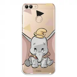 Funda Oficial Disney Dumbo Silueta Transparente Para Huawei P Smart