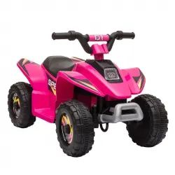 Homcom Quad Eléctrico 6V Rosa