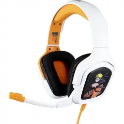 Konix Naruto Auriculares Gaming Multiplataforma Blanco/Naranja