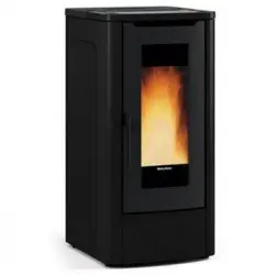 Nordica Extraflame Estufa De Pellets De Leña 10kw Negra - Teoremanoir