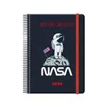 Agenda anual 2024 Dohe A5 día por página Nasa