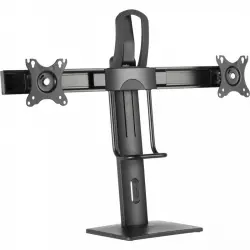 Aisens DT27TSR-065 Soporte de Mesa Doble Brazo para Monitor de 17-27" VESA 100x100 Máx 6Kg