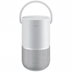 Altavoz inalámbrico - Bose Portable Home Speaker, Wi-Fi, Bluetooth, Control de voz, 12h Autonomía, Plata