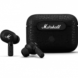 Auriculares True Wireless - Marshall Motif, 25 h, Cancelación activa de ruido, Bluetooth, Negro