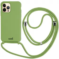 Cool Funda Cordón Liso Pistacho para iPhone 13 Pro Max
